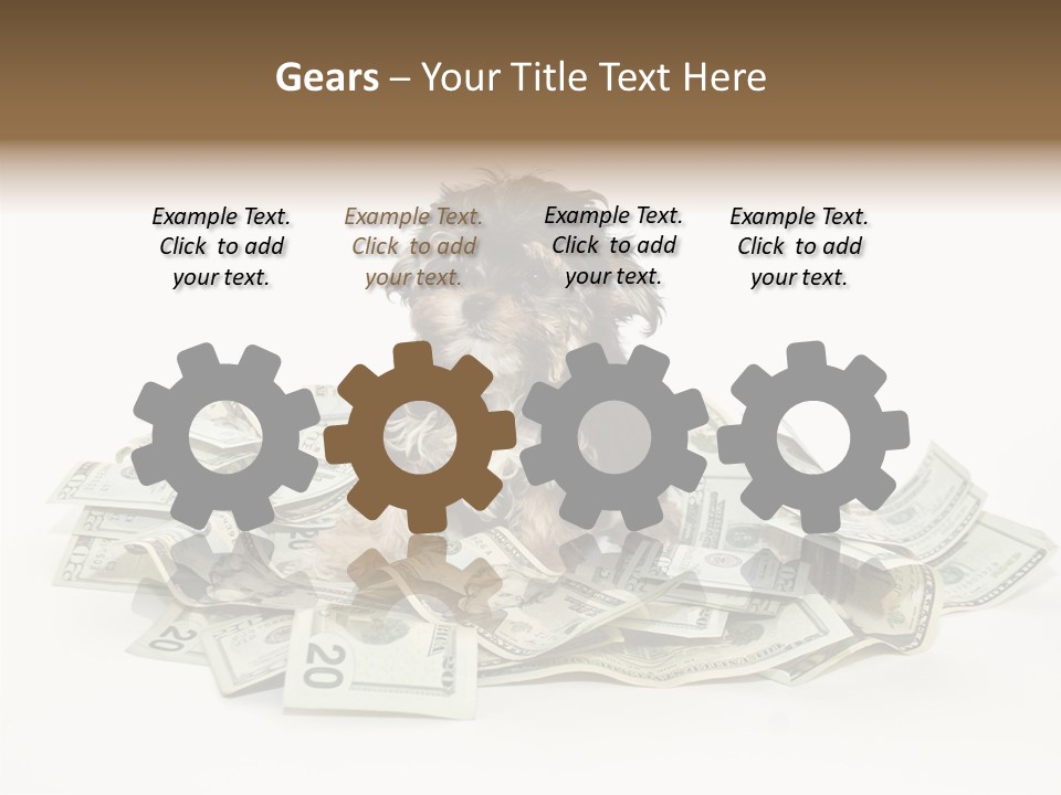 Small Card Calendar PowerPoint Template