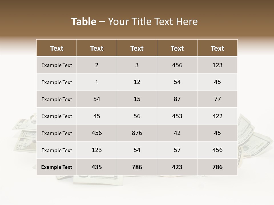 Small Card Calendar PowerPoint Template