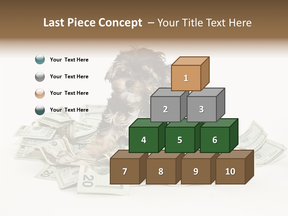 Small Card Calendar PowerPoint Template