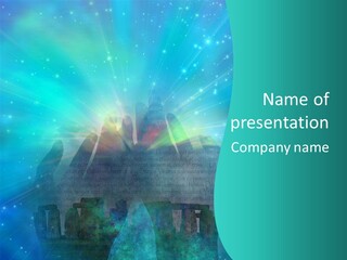 Belief Solstice Spiritual PowerPoint Template