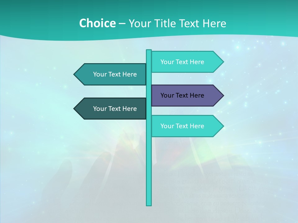 Belief Solstice Spiritual PowerPoint Template