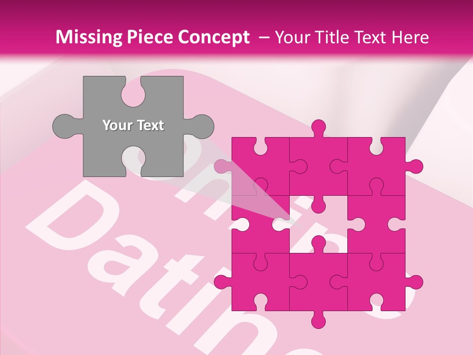 A Computer Keyboard With The Words Online Dating On It PowerPoint Template