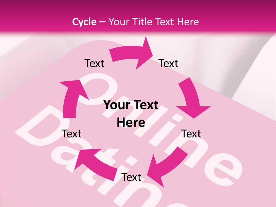 A Computer Keyboard With The Words Online Dating On It PowerPoint Template