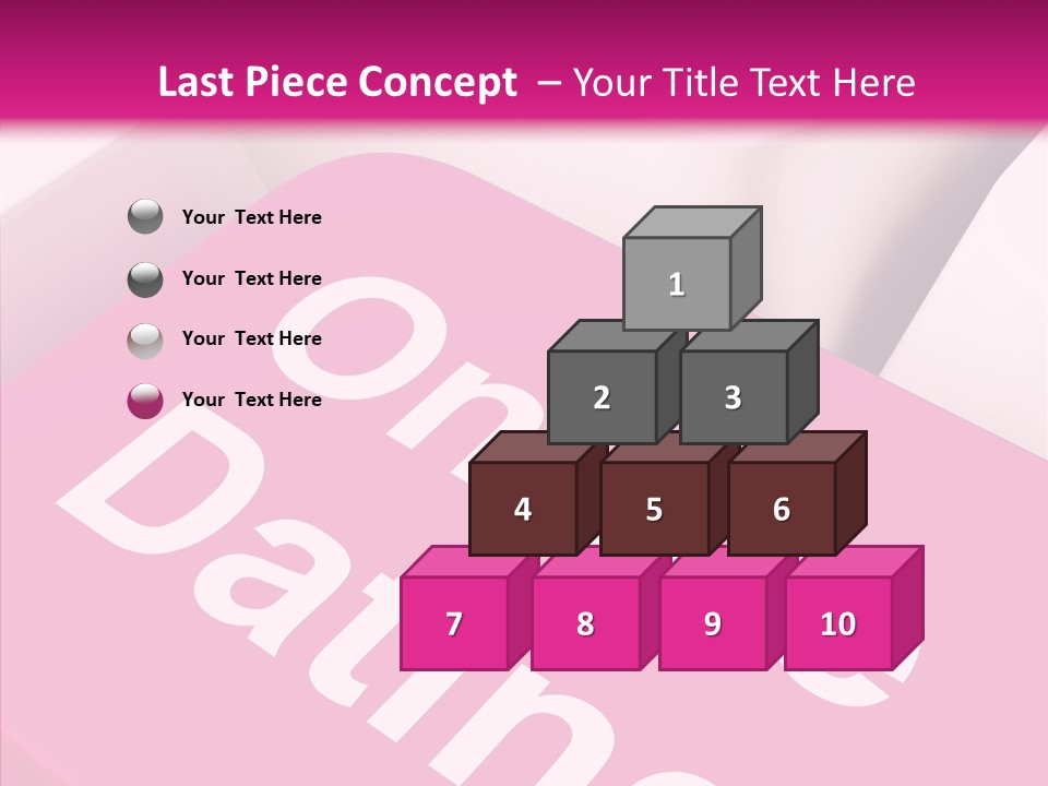 A Computer Keyboard With The Words Online Dating On It PowerPoint Template