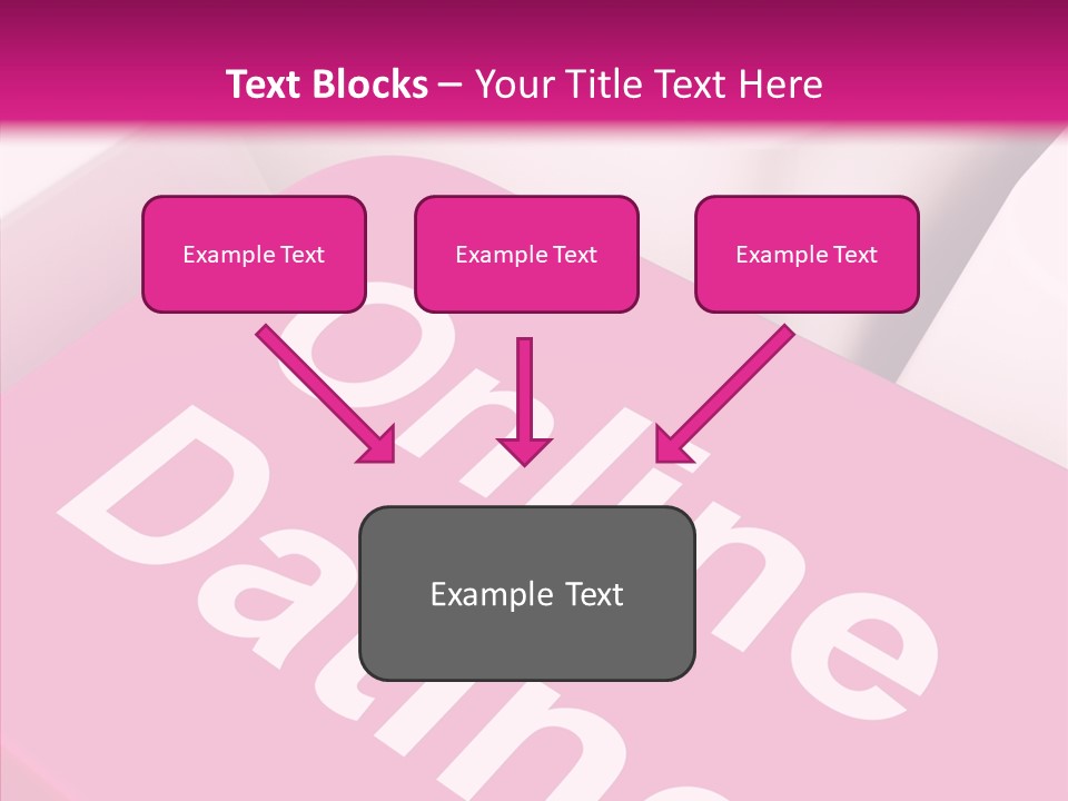 A Computer Keyboard With The Words Online Dating On It PowerPoint Template