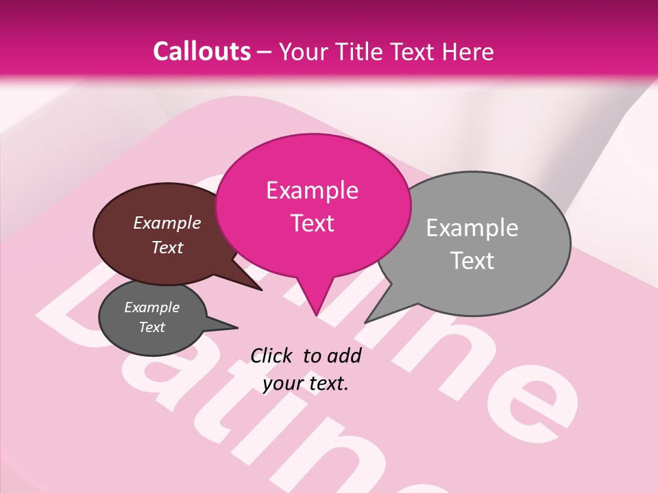 A Computer Keyboard With The Words Online Dating On It PowerPoint Template