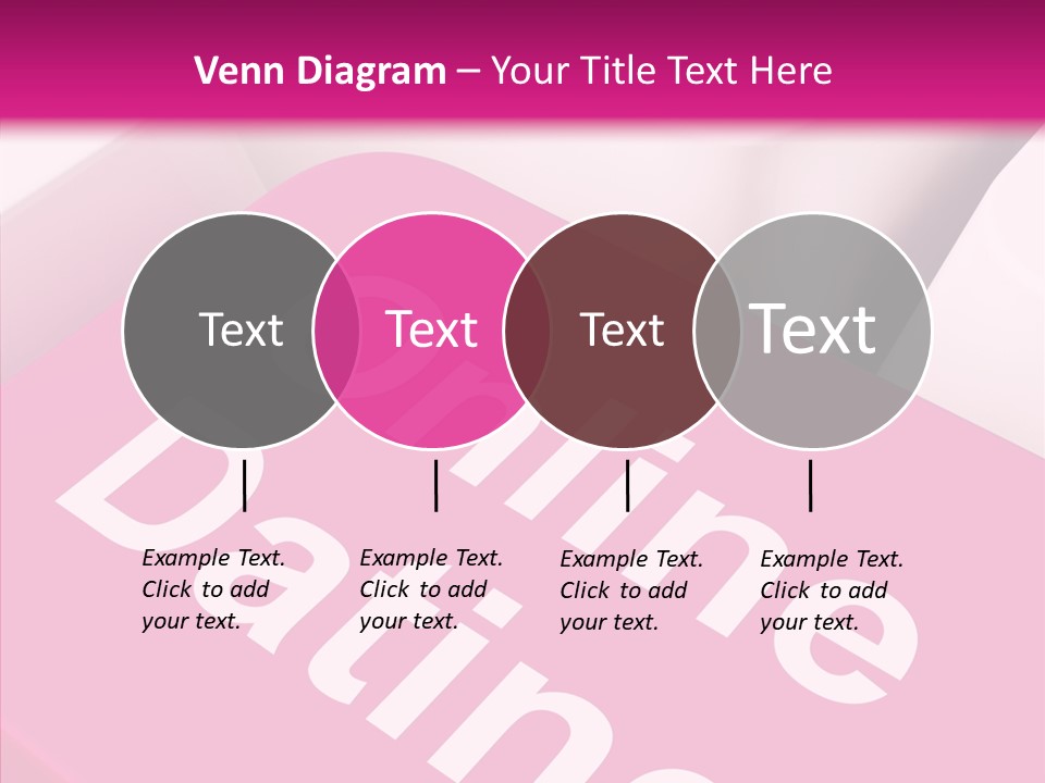 A Computer Keyboard With The Words Online Dating On It PowerPoint Template