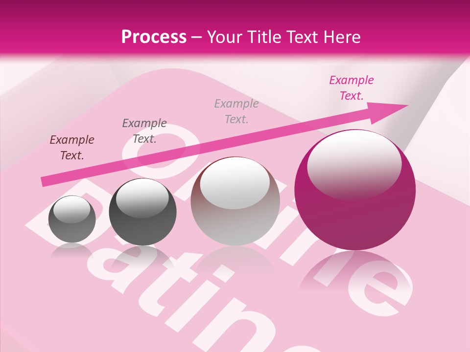 A Computer Keyboard With The Words Online Dating On It PowerPoint Template