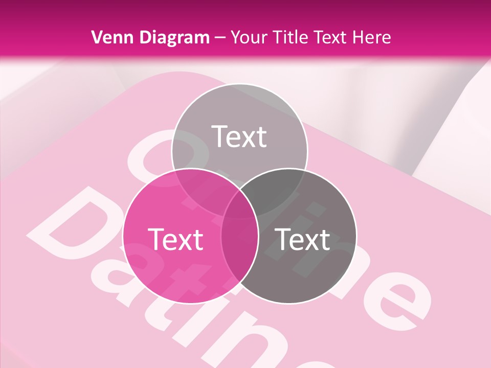 A Computer Keyboard With The Words Online Dating On It PowerPoint Template