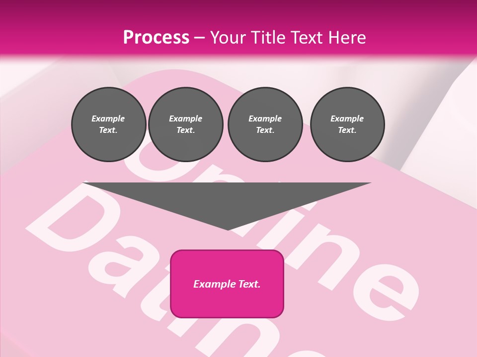 A Computer Keyboard With The Words Online Dating On It PowerPoint Template