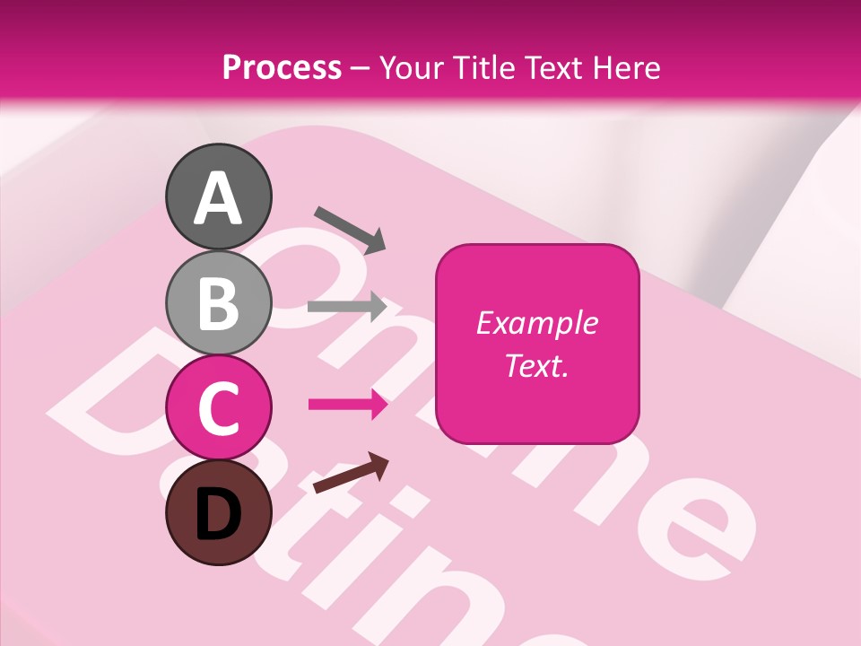 A Computer Keyboard With The Words Online Dating On It PowerPoint Template