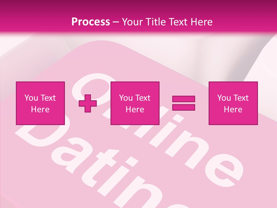 A Computer Keyboard With The Words Online Dating On It PowerPoint Template