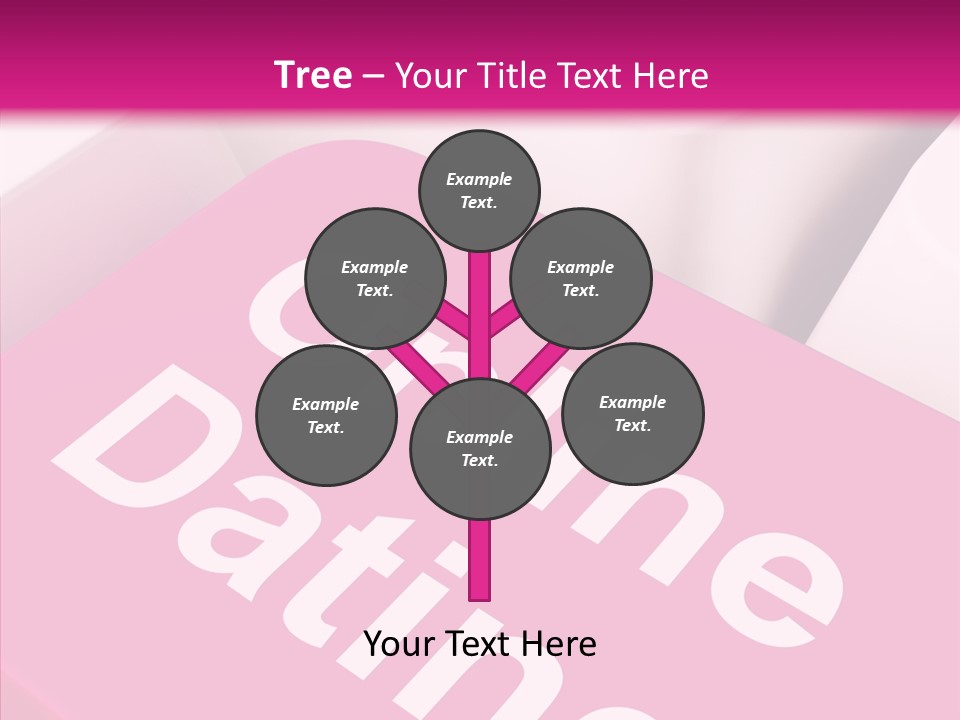 A Computer Keyboard With The Words Online Dating On It PowerPoint Template