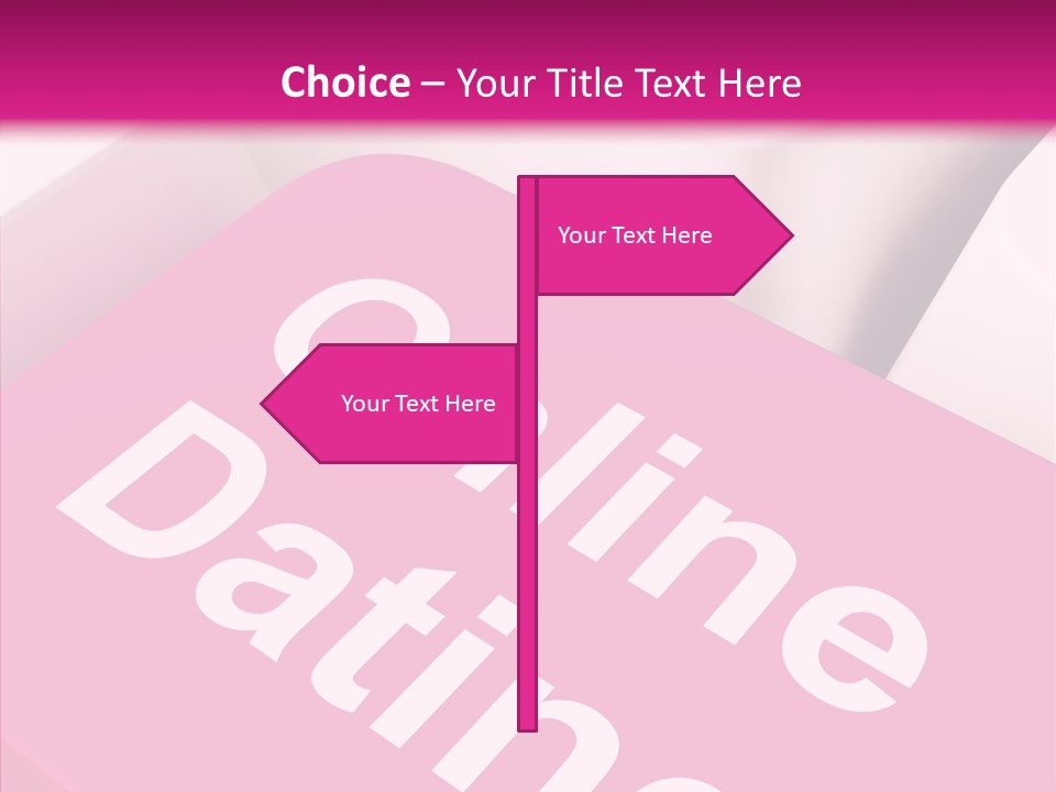 A Computer Keyboard With The Words Online Dating On It PowerPoint Template
