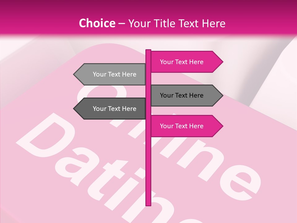 A Computer Keyboard With The Words Online Dating On It PowerPoint Template