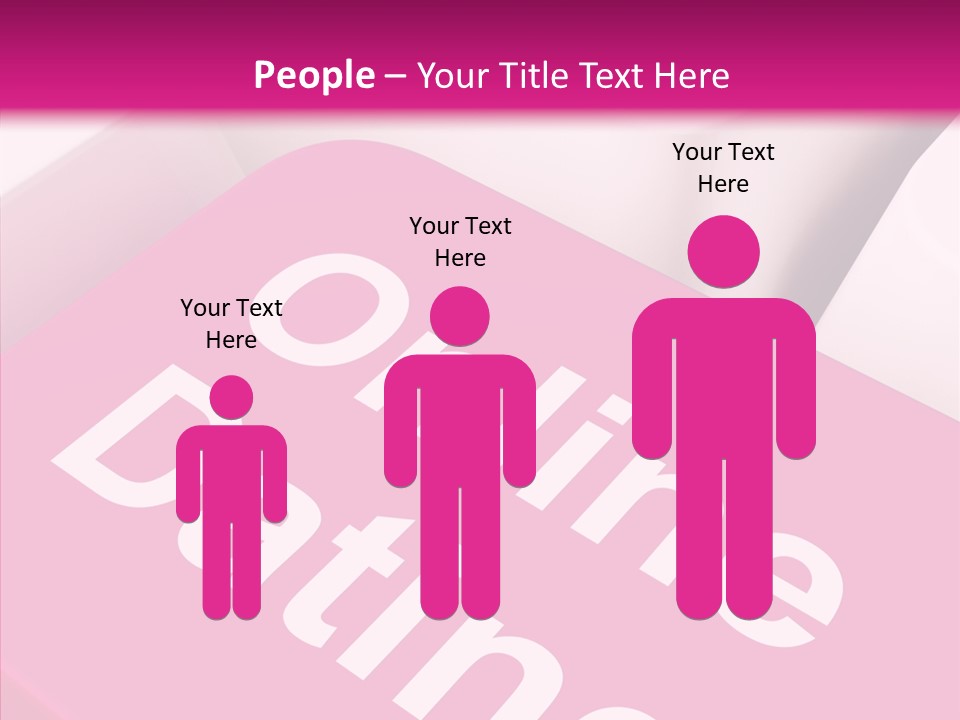 A Computer Keyboard With The Words Online Dating On It PowerPoint Template