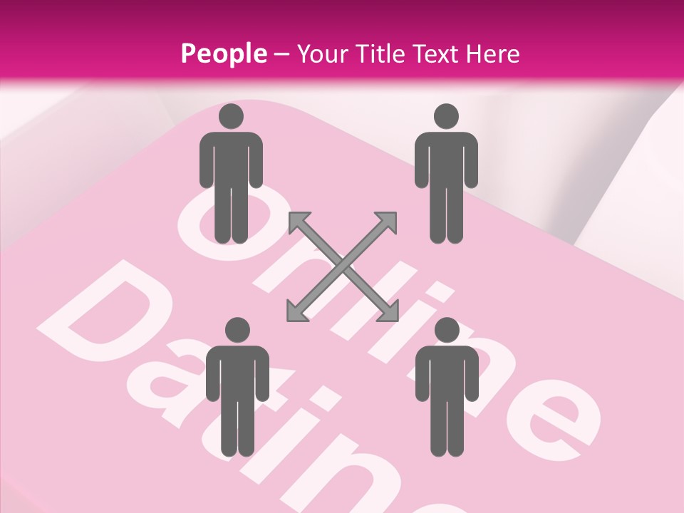 A Computer Keyboard With The Words Online Dating On It PowerPoint Template