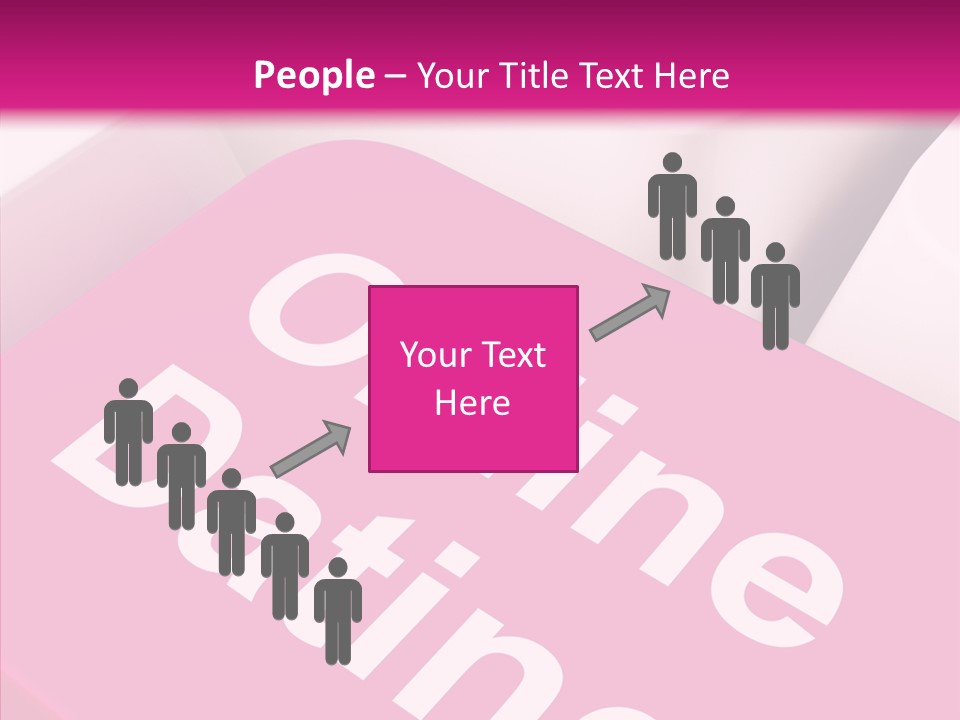 A Computer Keyboard With The Words Online Dating On It PowerPoint Template