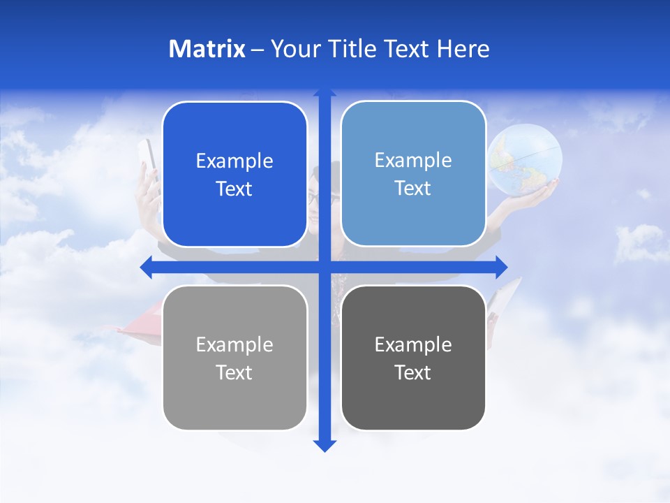 Glasses Busy Phone PowerPoint Template