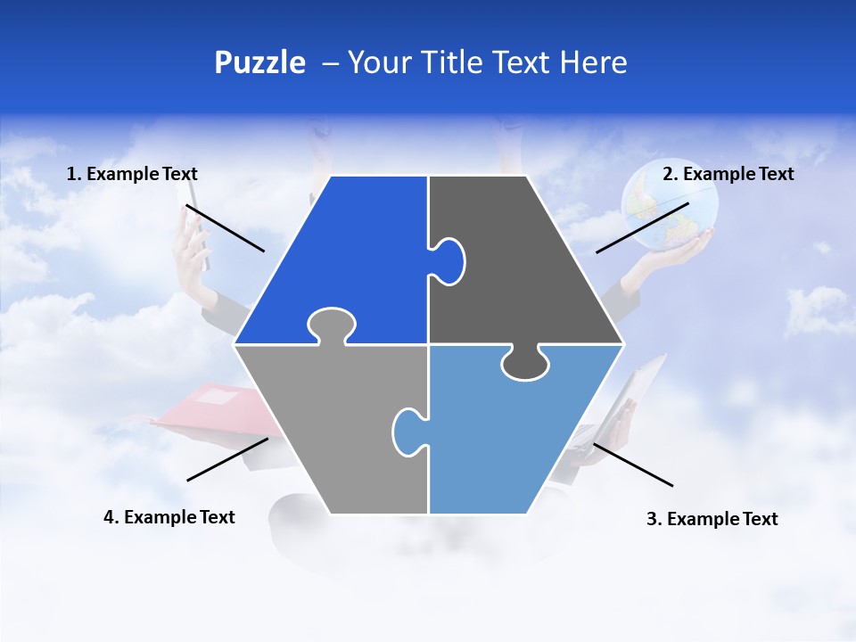 Glasses Busy Phone PowerPoint Template