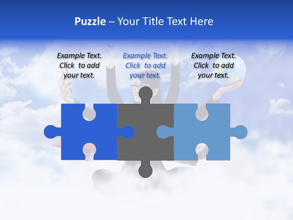 Glasses Busy Phone PowerPoint Template