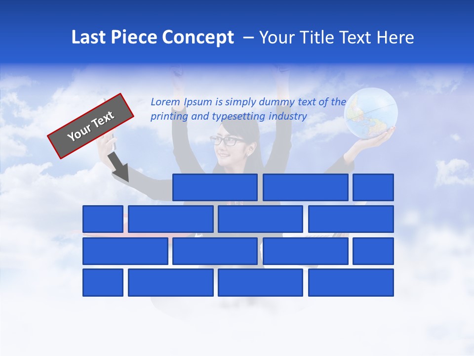 Glasses Busy Phone PowerPoint Template