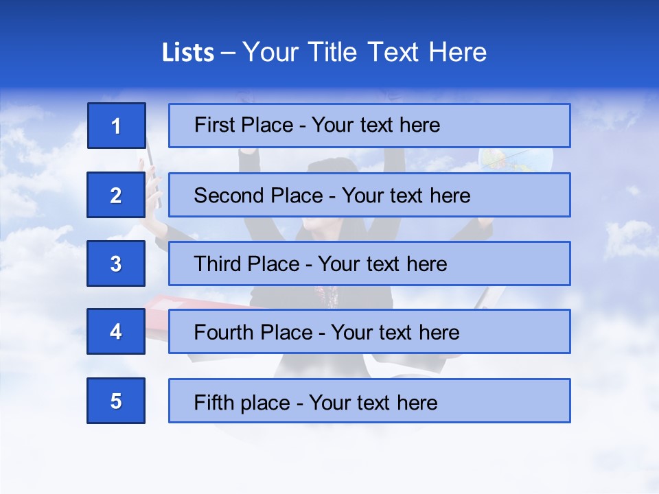 Glasses Busy Phone PowerPoint Template