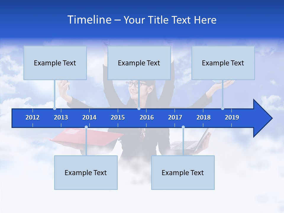 Glasses Busy Phone PowerPoint Template
