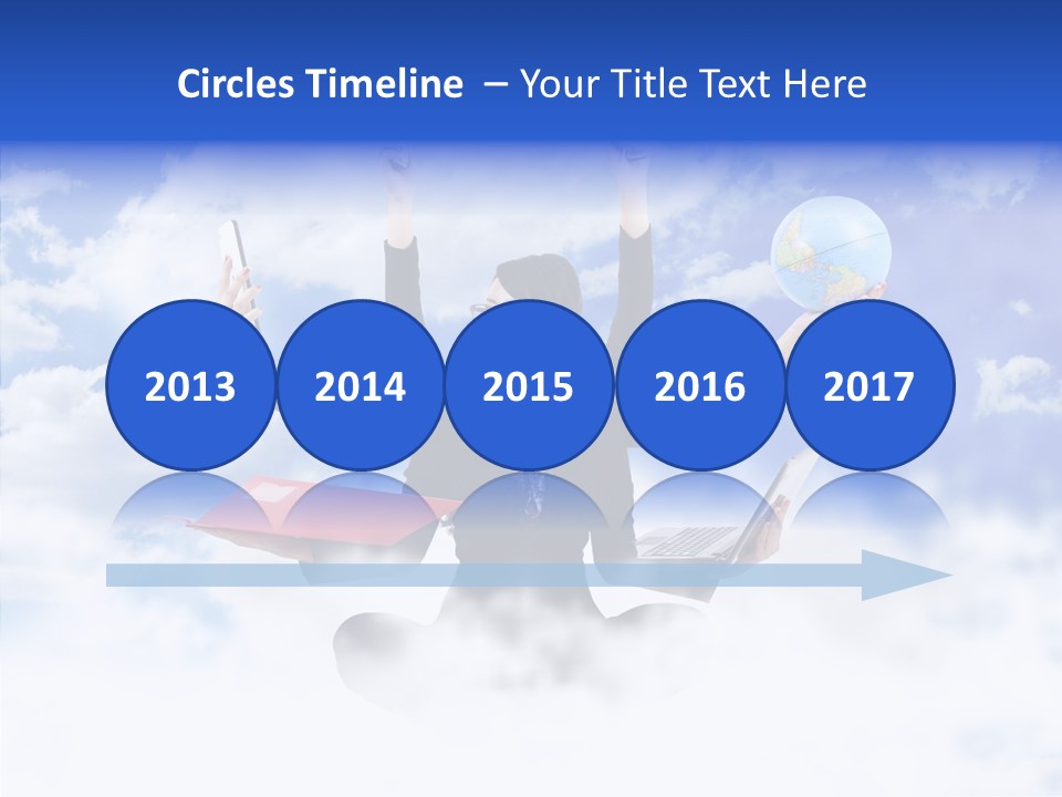 Glasses Busy Phone PowerPoint Template