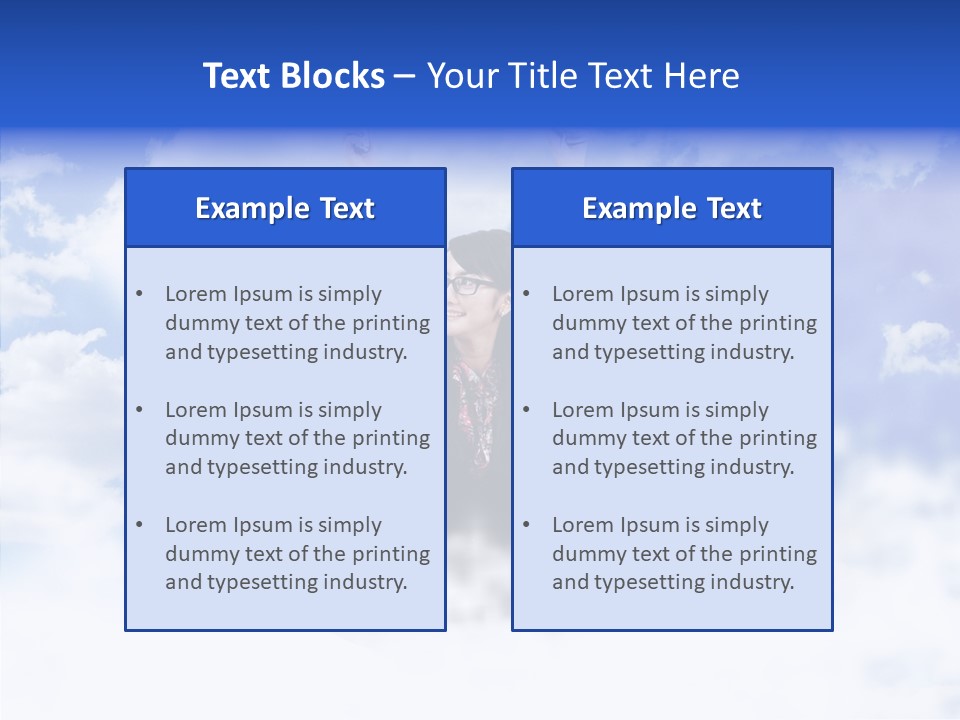 Glasses Busy Phone PowerPoint Template