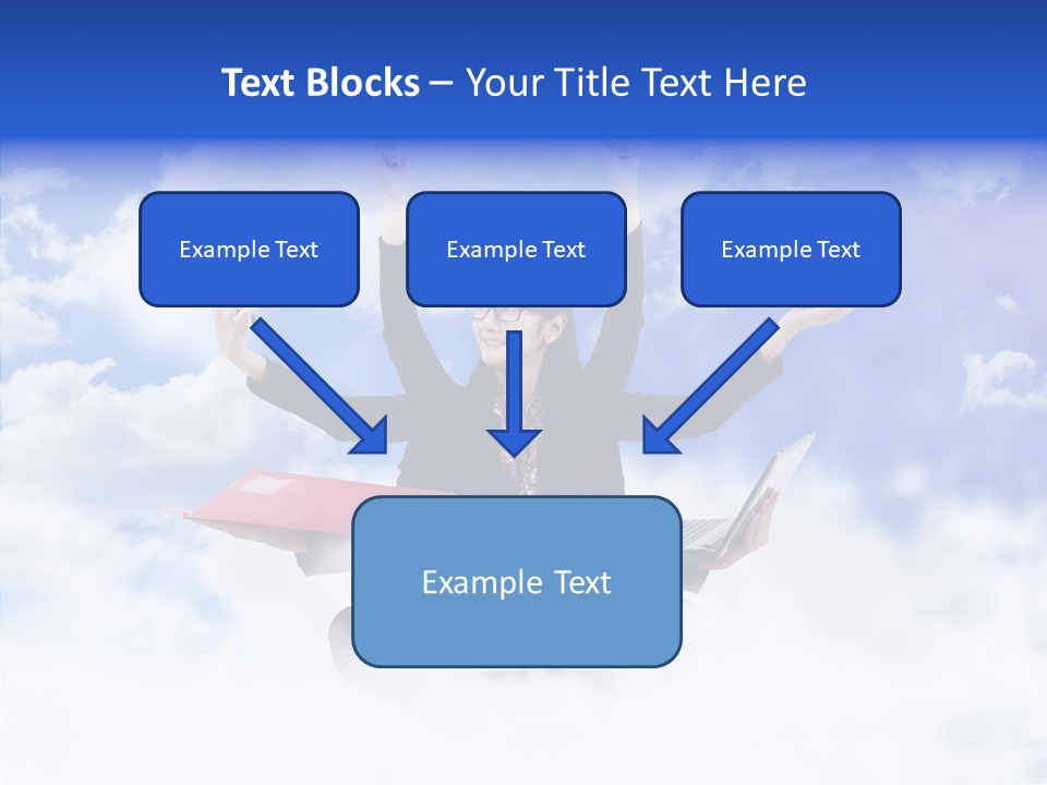 Glasses Busy Phone PowerPoint Template