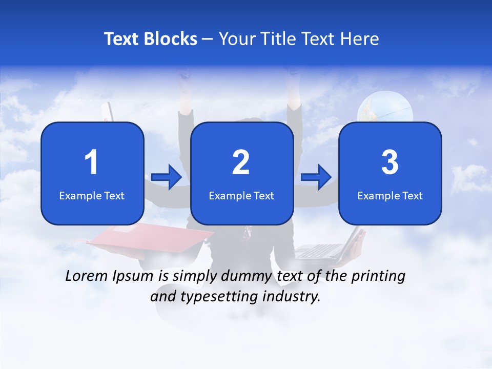 Glasses Busy Phone PowerPoint Template