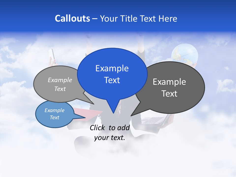 Glasses Busy Phone PowerPoint Template
