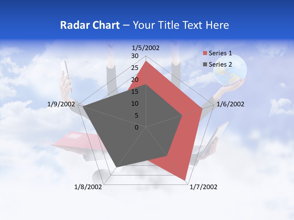 Glasses Busy Phone PowerPoint Template