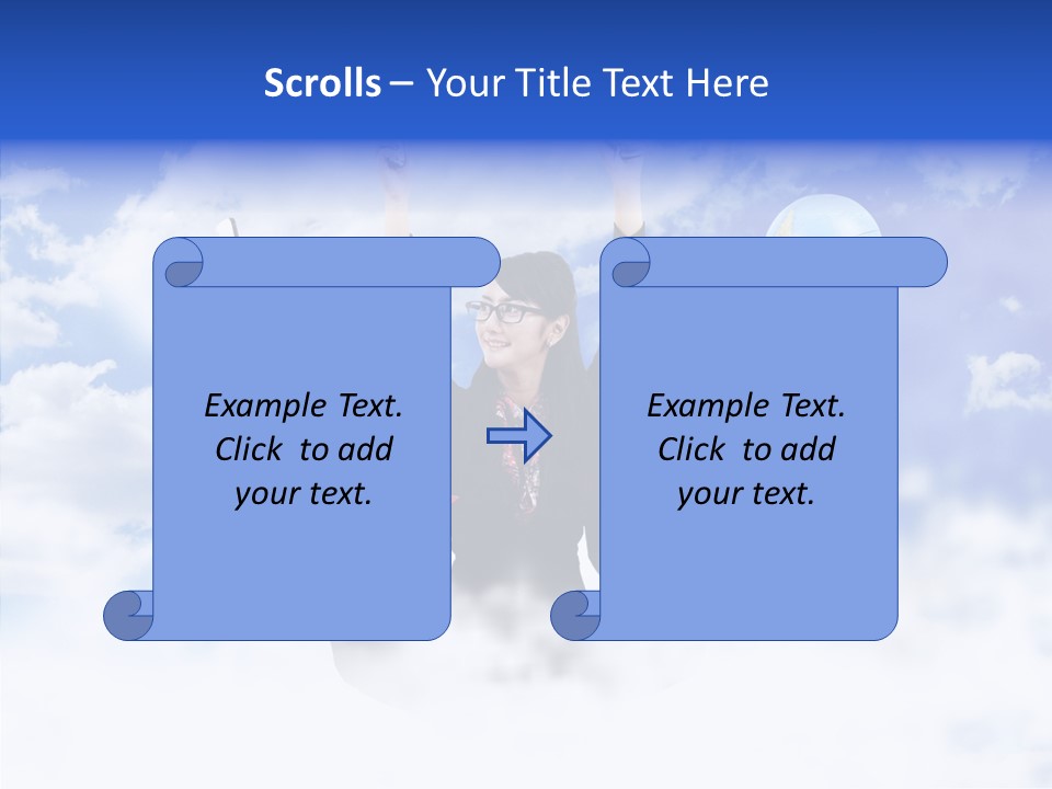 Glasses Busy Phone PowerPoint Template