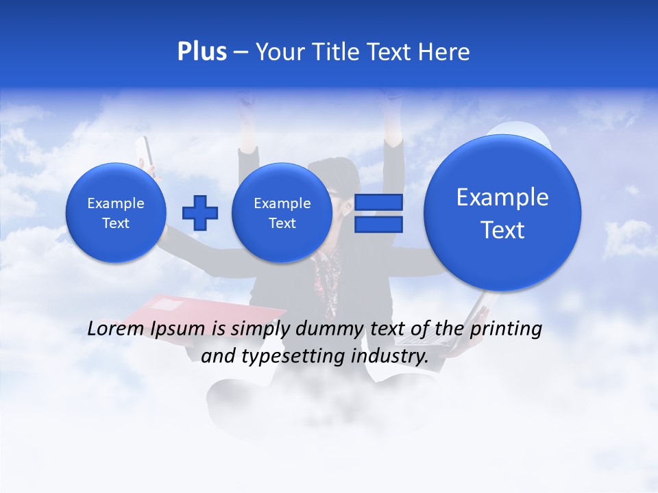 Glasses Busy Phone PowerPoint Template