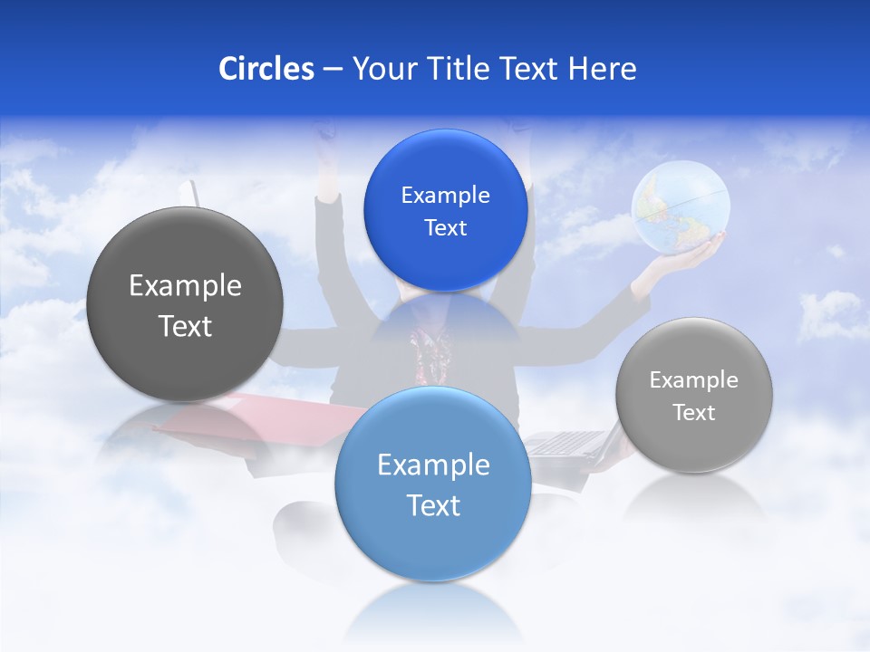 Glasses Busy Phone PowerPoint Template