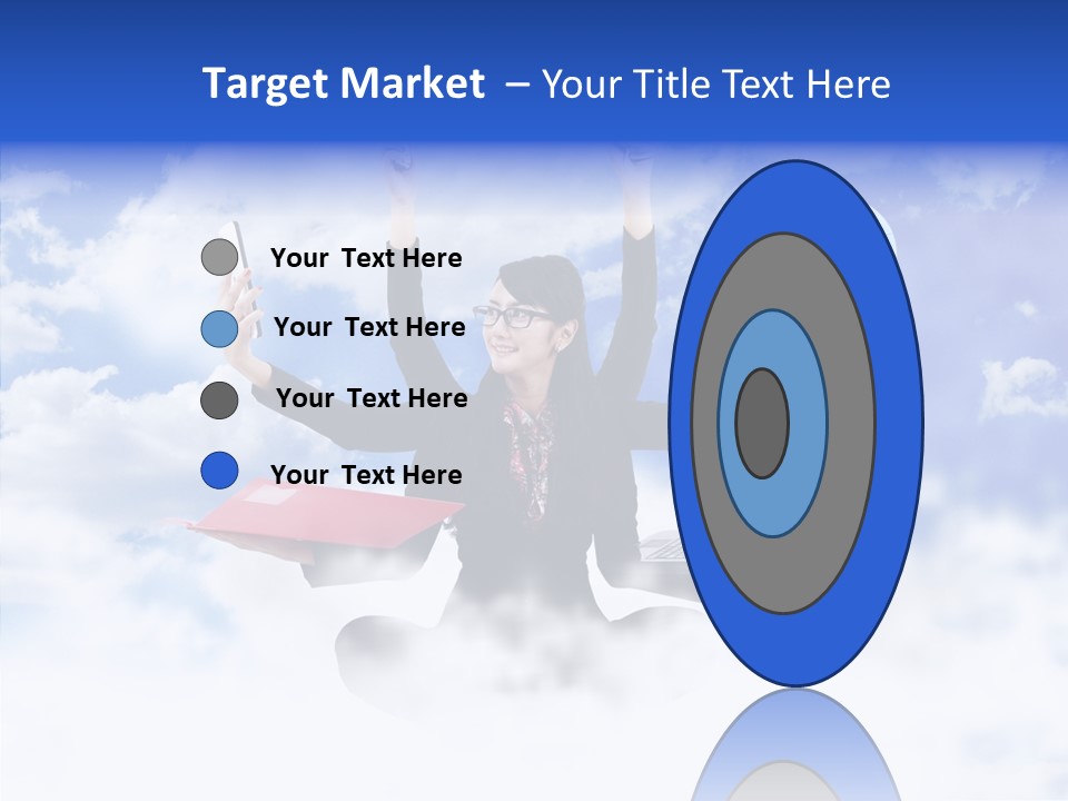 Glasses Busy Phone PowerPoint Template