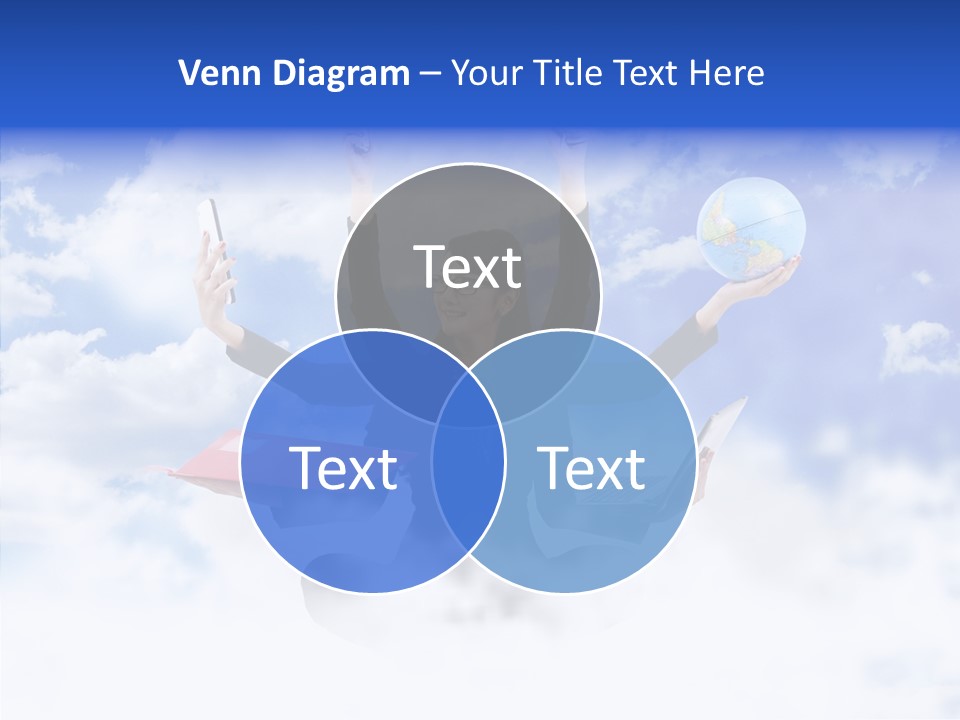 Glasses Busy Phone PowerPoint Template