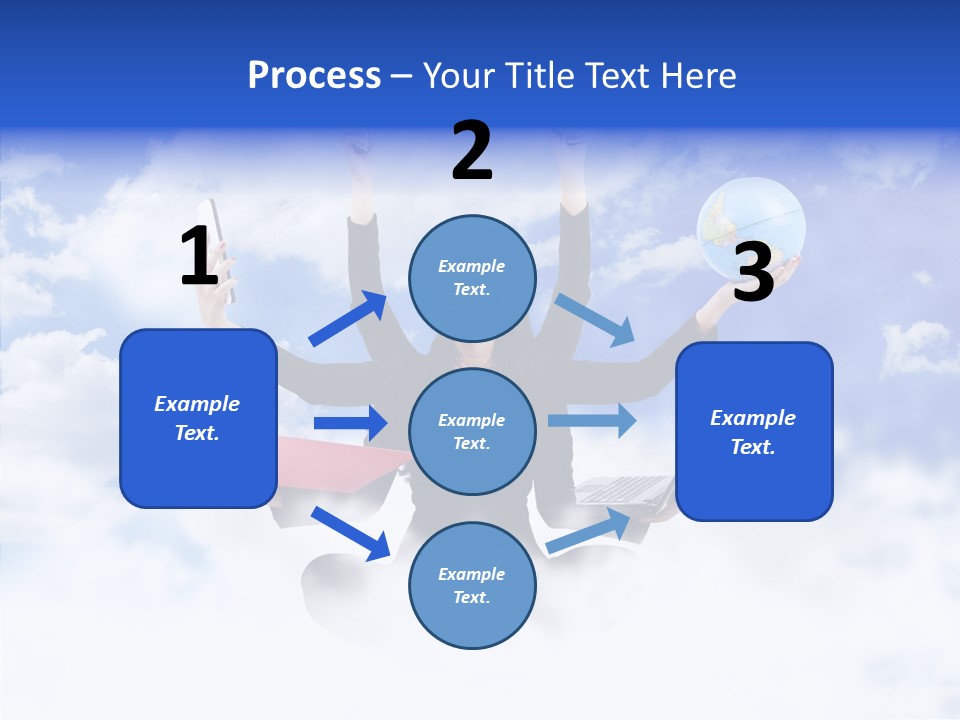 Glasses Busy Phone PowerPoint Template