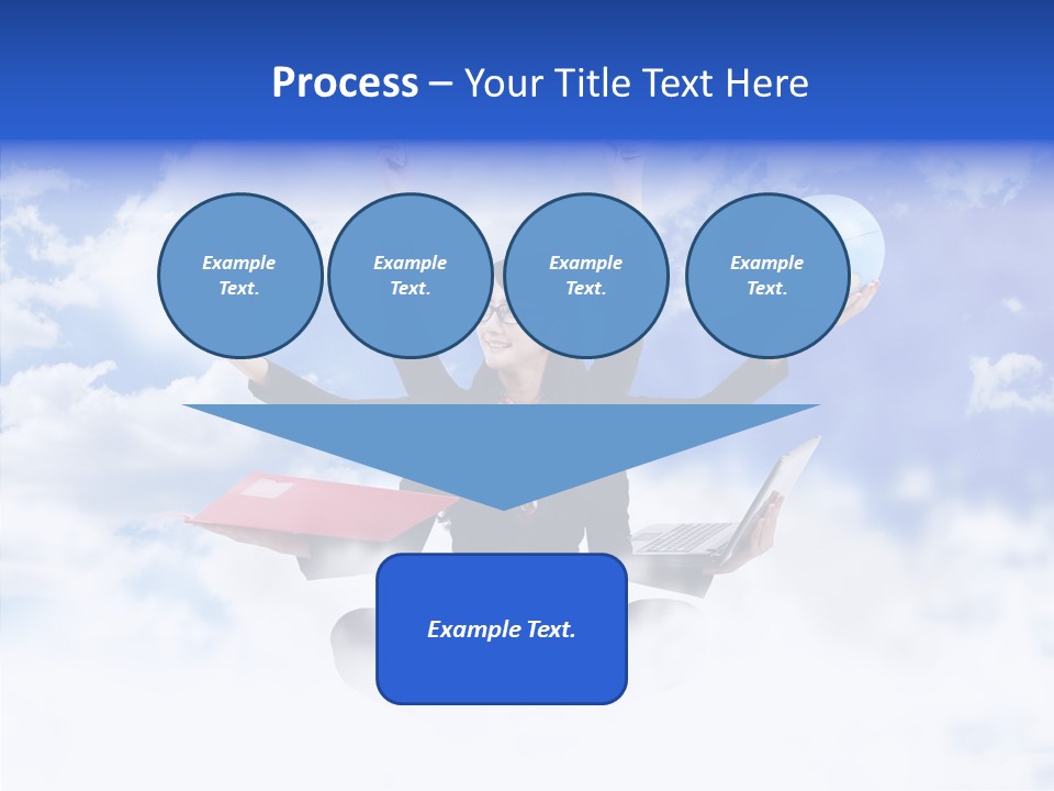 Glasses Busy Phone PowerPoint Template