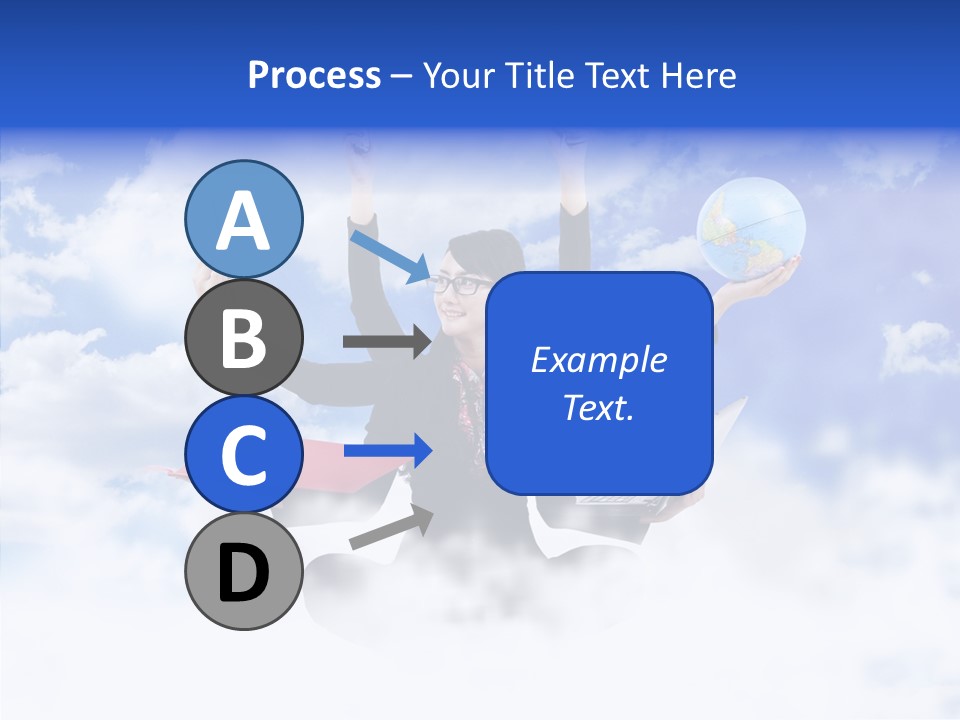Glasses Busy Phone PowerPoint Template