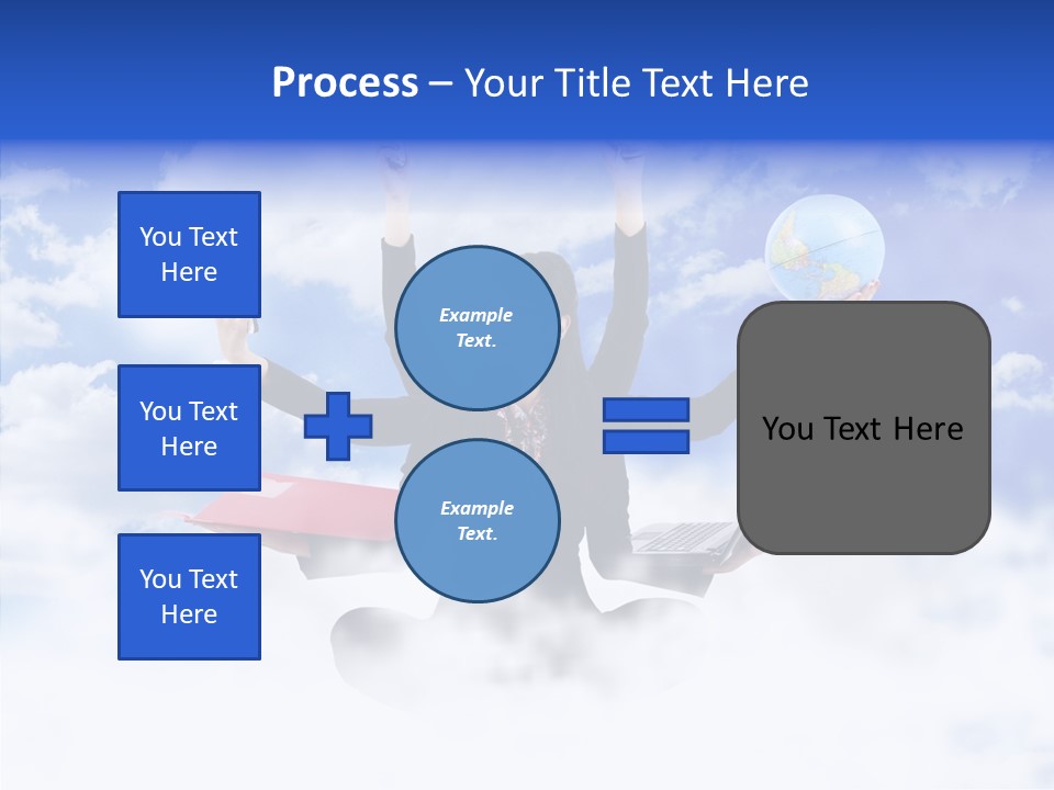 Glasses Busy Phone PowerPoint Template