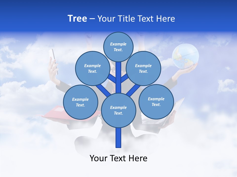 Glasses Busy Phone PowerPoint Template