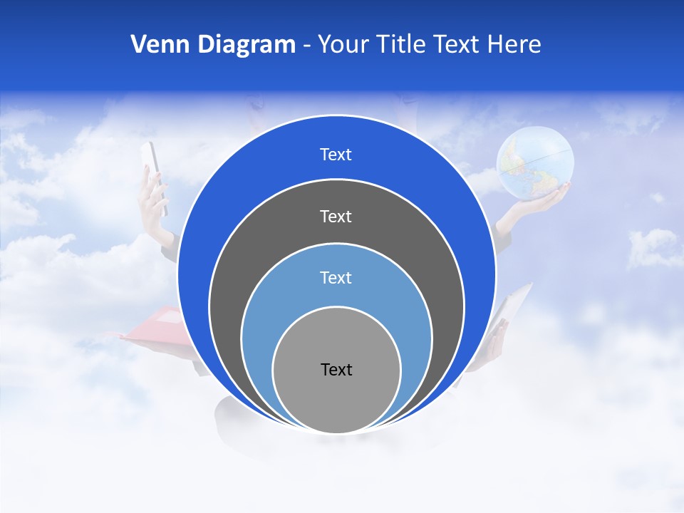 Glasses Busy Phone PowerPoint Template