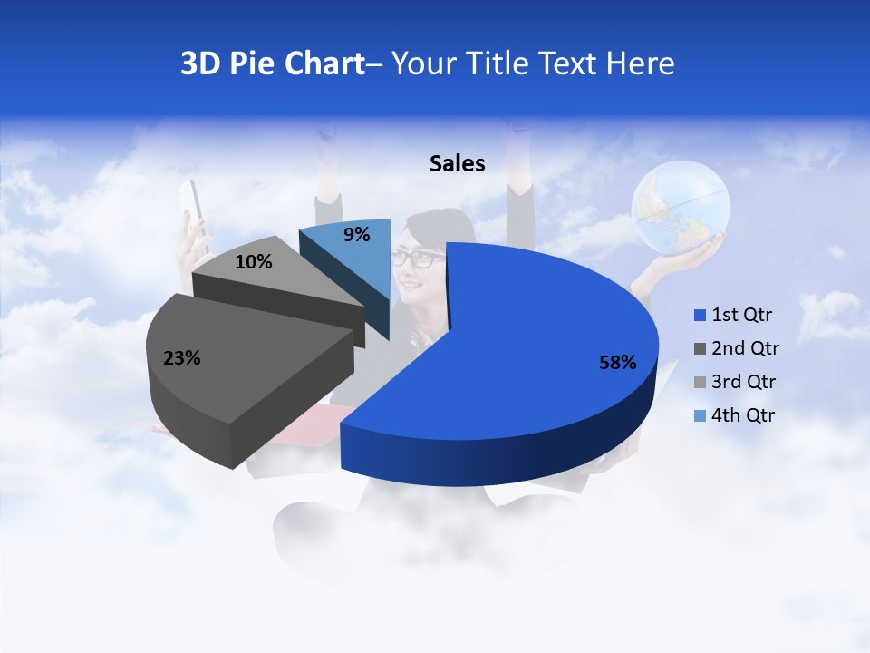 Glasses Busy Phone PowerPoint Template