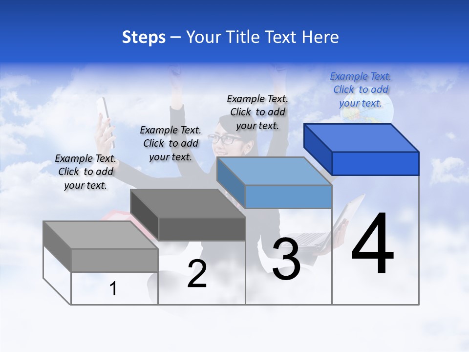 Glasses Busy Phone PowerPoint Template
