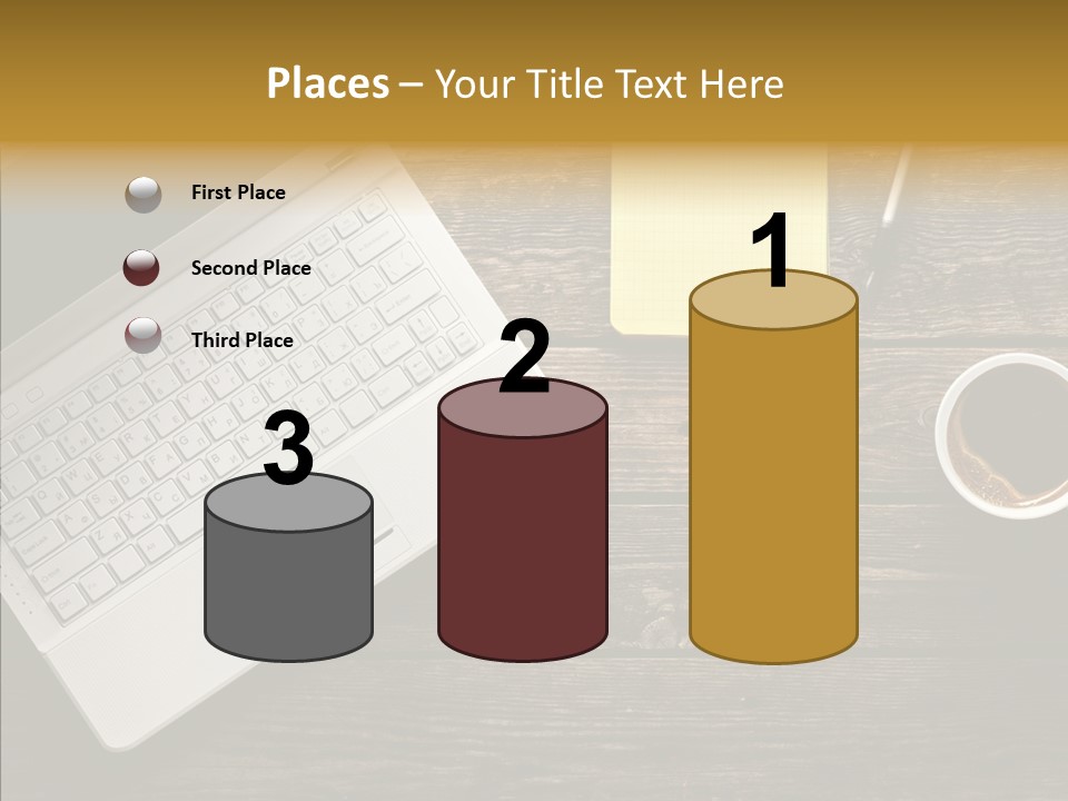 Note White Copyspace PowerPoint Template