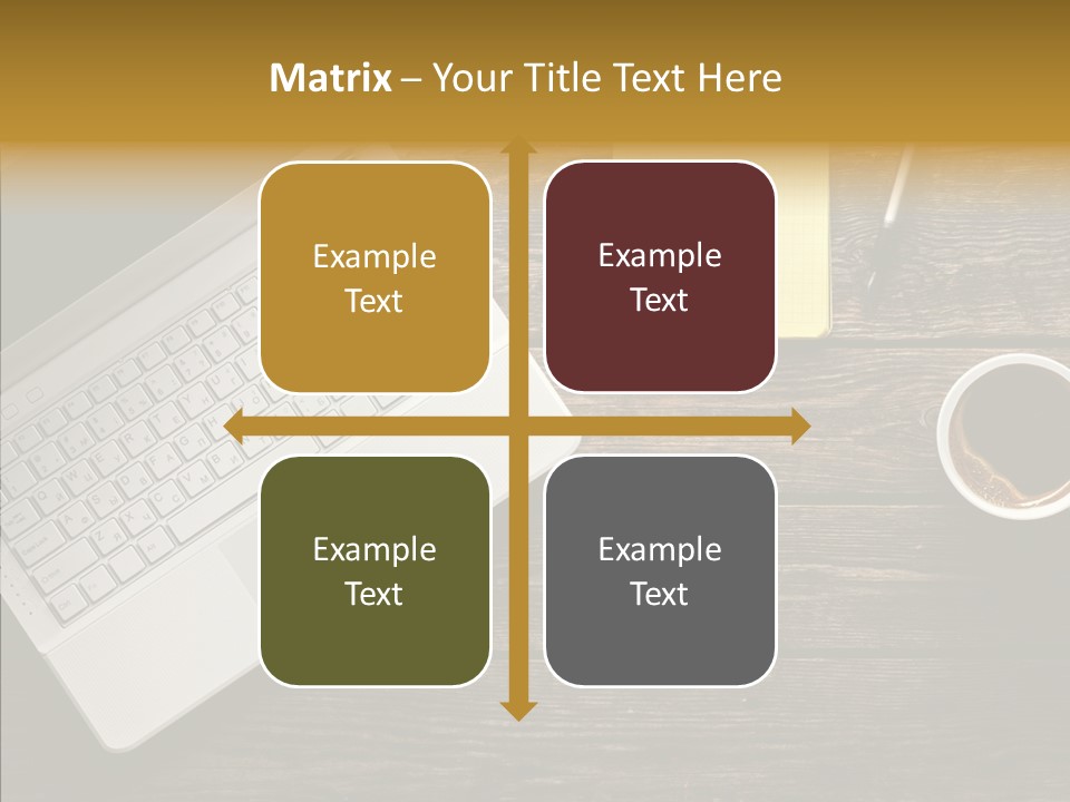 Note White Copyspace PowerPoint Template