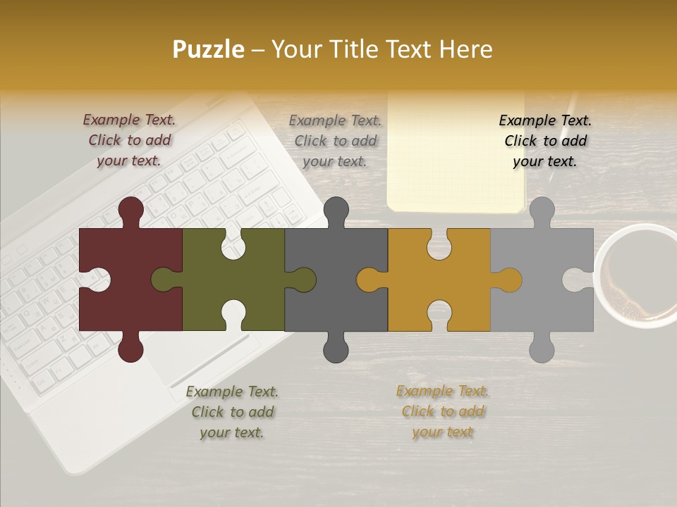 Note White Copyspace PowerPoint Template